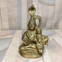 Shiva Parivar - brass antique Banarasi style