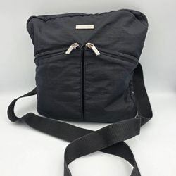 Baggallini Small Black Nylon Crossbody Bag Zipper Closures