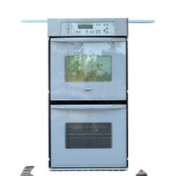 Whirlpool White Double Used Oven 