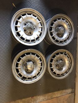 Mercedes Benz 14 Bundt Wheels rims W115 W123 W126 300d 300sd