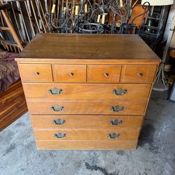 Mid Century Style Mini Dresser 5 Drawer Wood Chest DIY Project