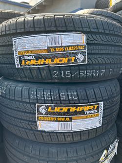 LIONHART RAMANI 215/55R17 price$85 each