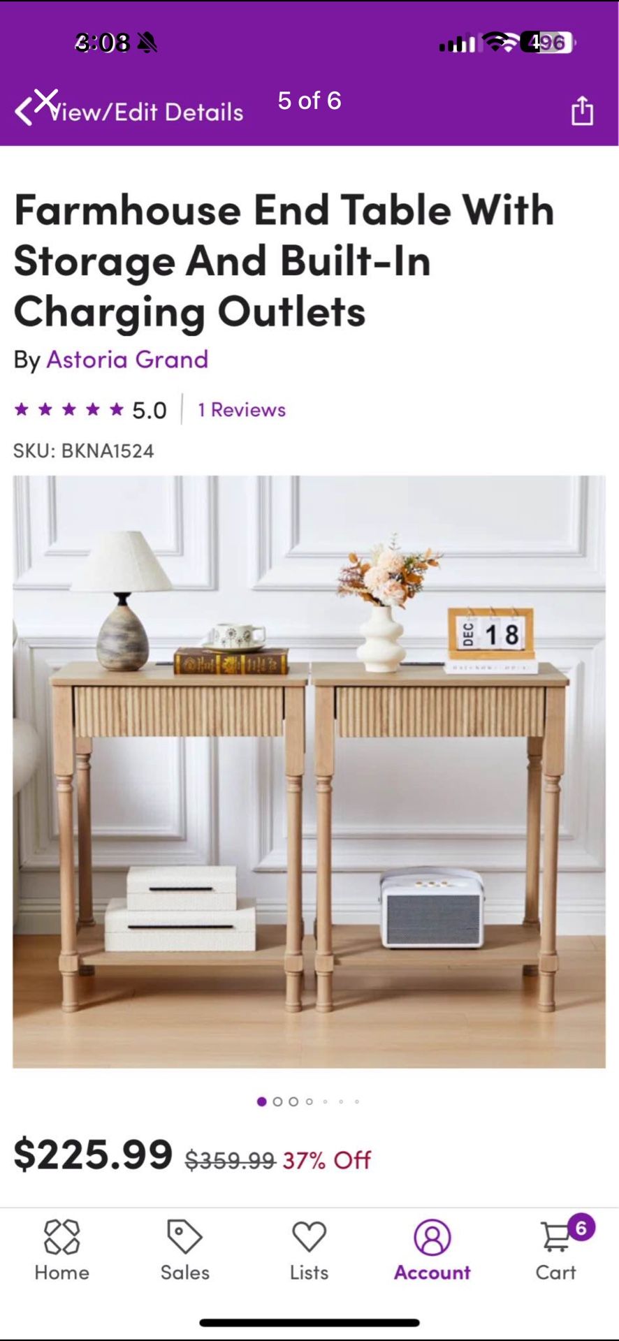 Two End Tables 