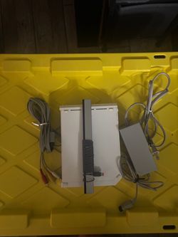 Nintendo Wii Console with Power Adapter and AV Cable