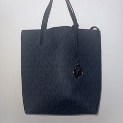 MICHAEL Michael Kors Hayley Large Convertible Tote (Signature Navy)