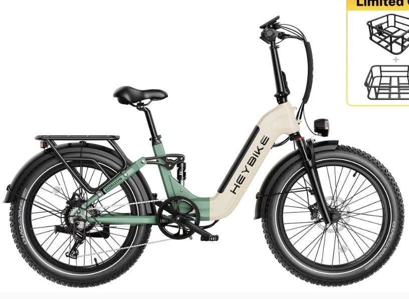 Heybike Horizon Foldable Electric Bicycle 24inch Fat Tire