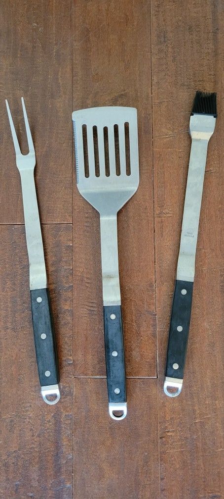 3-Piece Heavy Duty BBQ Tool Set