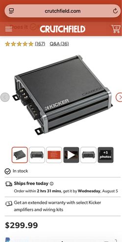 Kicker 800.1 amp