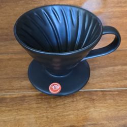 Mecraft Ceramic Pour Over Coffee Dripper, Pour Over for 1-4 Cup