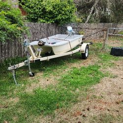 Livingston 10 Ft With Susuki DT8 And Trailer