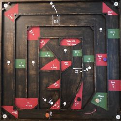 Carrom Maze Board Game