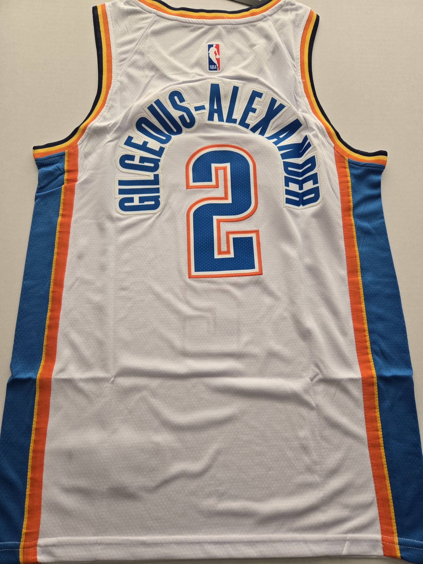 NBA Thunder's most popular jersey 2#