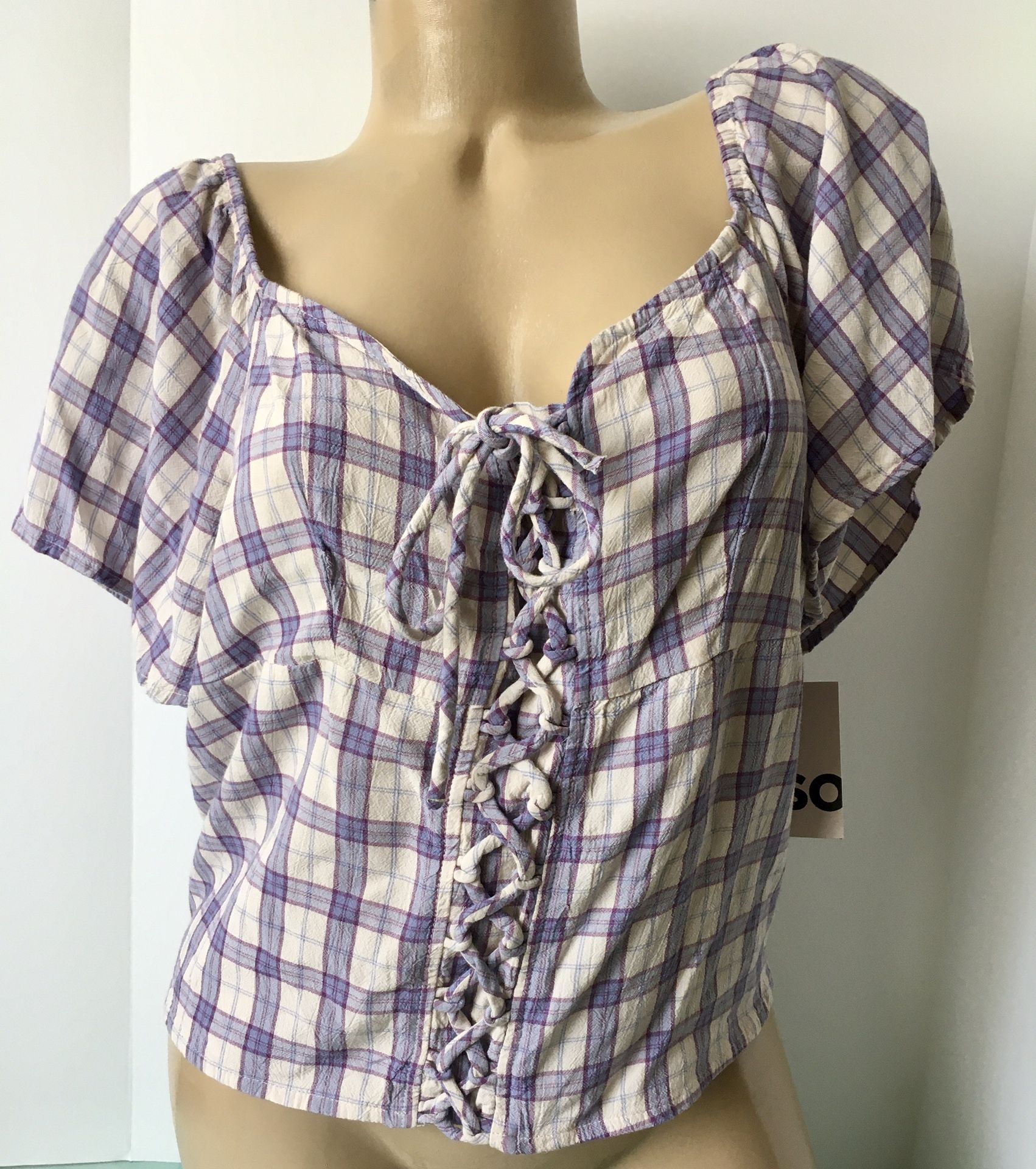 Plaid Summer Top