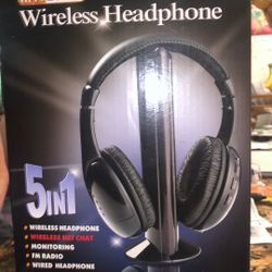WIRELESS FM RADIO HEADPHONES 