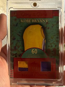Kobe Bryant 1/2 Glory of the Game Patch Card