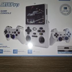 Retro HANDHELD GAME WITH 2 CONTROLLERS