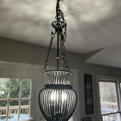 Black chandelier