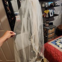 Brides Wedding veil.