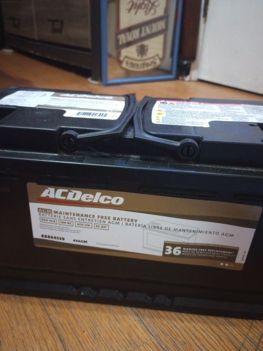 Ac Delco AGM 49 12v Car Battery 