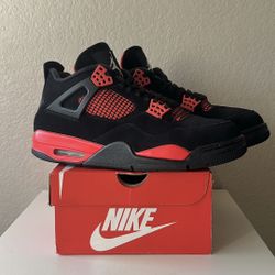 Nike Air Jordan 4s Red Thunder
