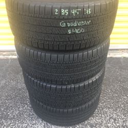 235/45/r18 Goodyear ALL FOUR (4) TIRES 