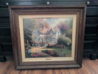Home Is Where The Heart Is II Thomas Kinkade w/Certification