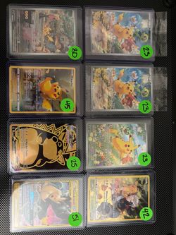 Pokemon Pikachu Cards