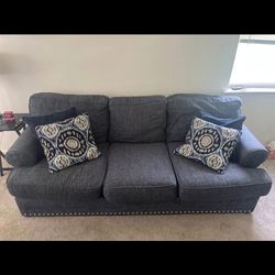Grey Fabric Couch