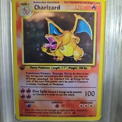 Charizard Pokémon Card, 1996 1st Edition Proxy