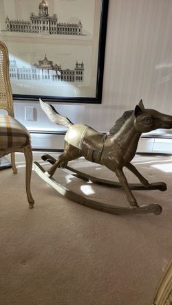Rocking horse brass extra large!