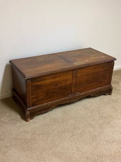Vintage Cedar Treasure Chest by Caswell-Runyon