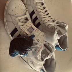 ADIDAS BASKET PROFI HIGHTOP WHITE BLUE MEN’S SIZE 11 SHOE NEW TAGS BOX