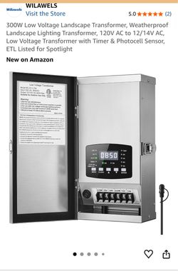 BRAND NEW 300W Low Voltage Landscape Transformer