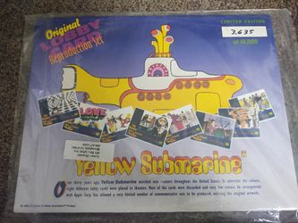 Limited Edition #3635 Of 10,000. Yellow Submarine Original Lobby Card Reproduction Set.