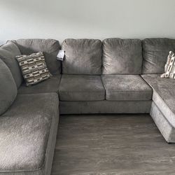 Whittier 2 piece gray on sale sectional