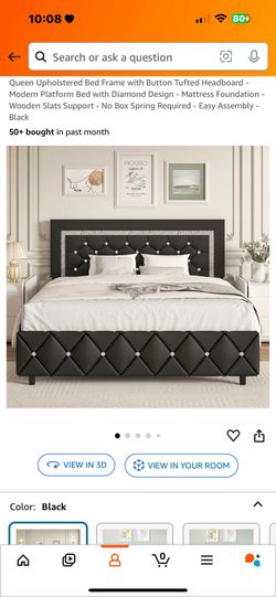 Queen bed frame