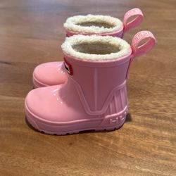 Hunter Little Kids Gracey Insulated Waterproof Rain Boots - Size 5