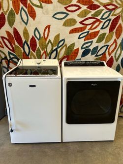 Washer and dryer set LX laundry
