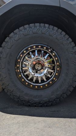 17" Kmc IMS Custom Triple Chrome with Black Ring Available For Order Today💥💥