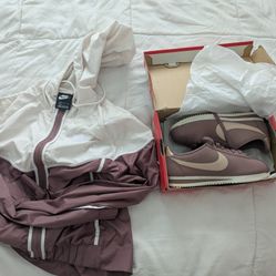 Pink Nike Cortez Plus Jacket 