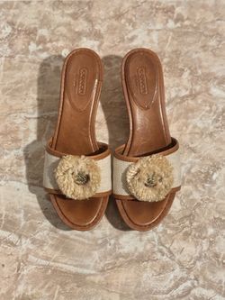 Coach Jasmin Wedge Sandals