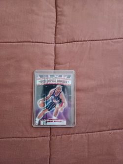2000 Charles Barkley Topps Finest Box Office Draws Refractor Insert Card
