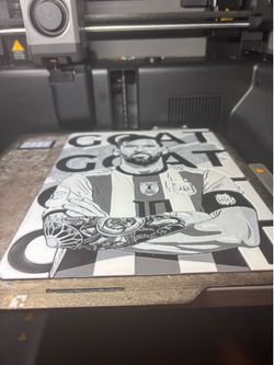 MESSI 3D printed portrait