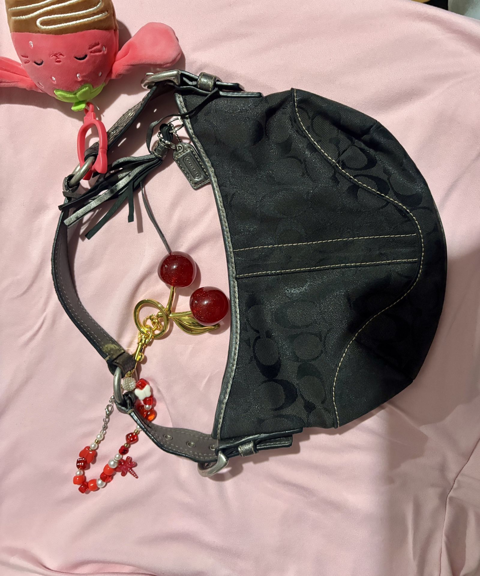 Coach Vintage Hobo Signature Canvas Bag