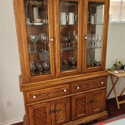 China Hutch With Light