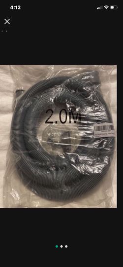 Universal Washing Machine Drain Hose - 6 Ft Discharge Hose Corrugated 6ft Machine Hose Drain Replacement with Clamp