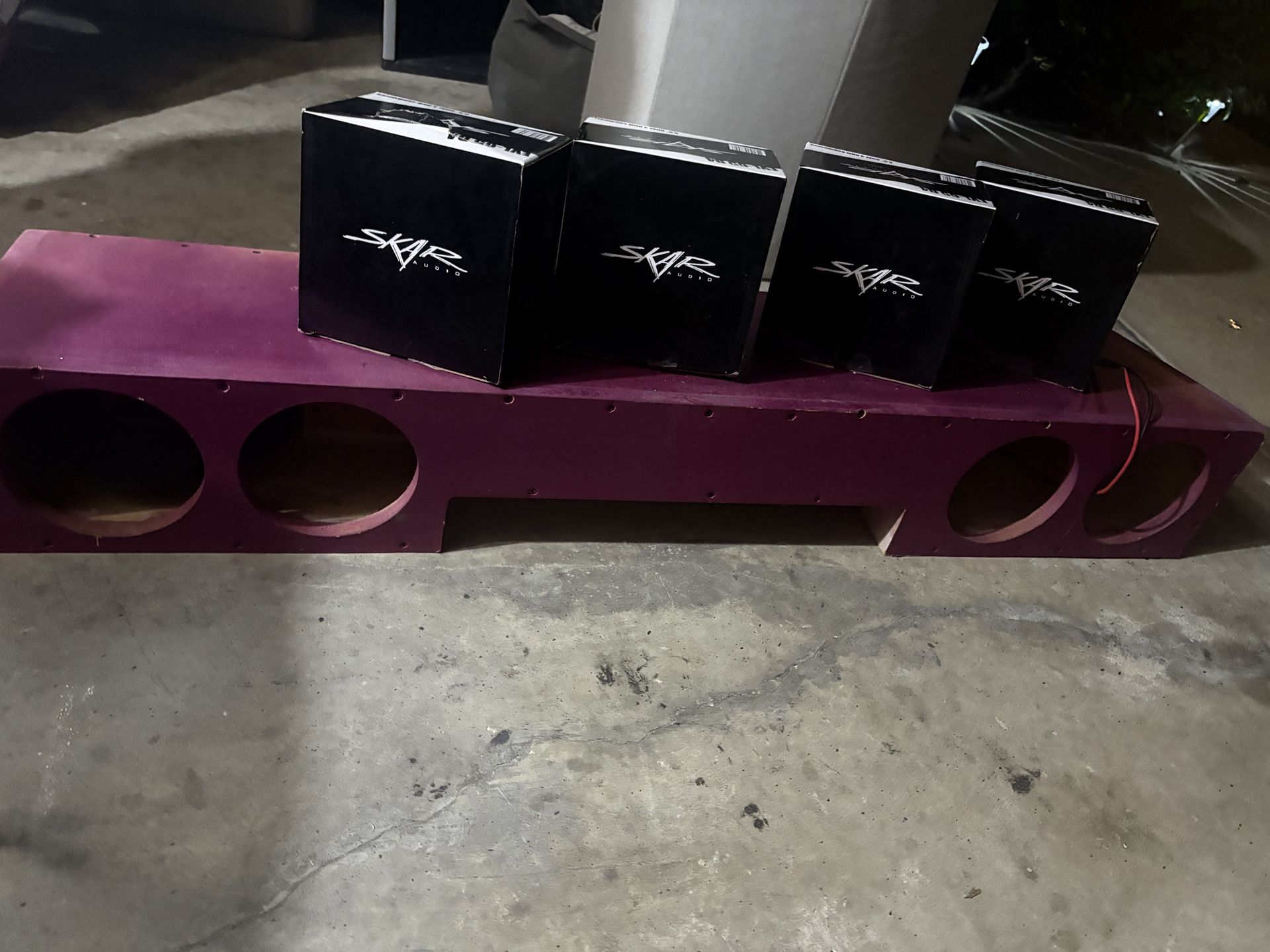 Customed Speaker Box With Skar Speakers