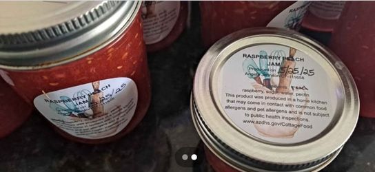 Home Made Freezer Jams In Several Flavors