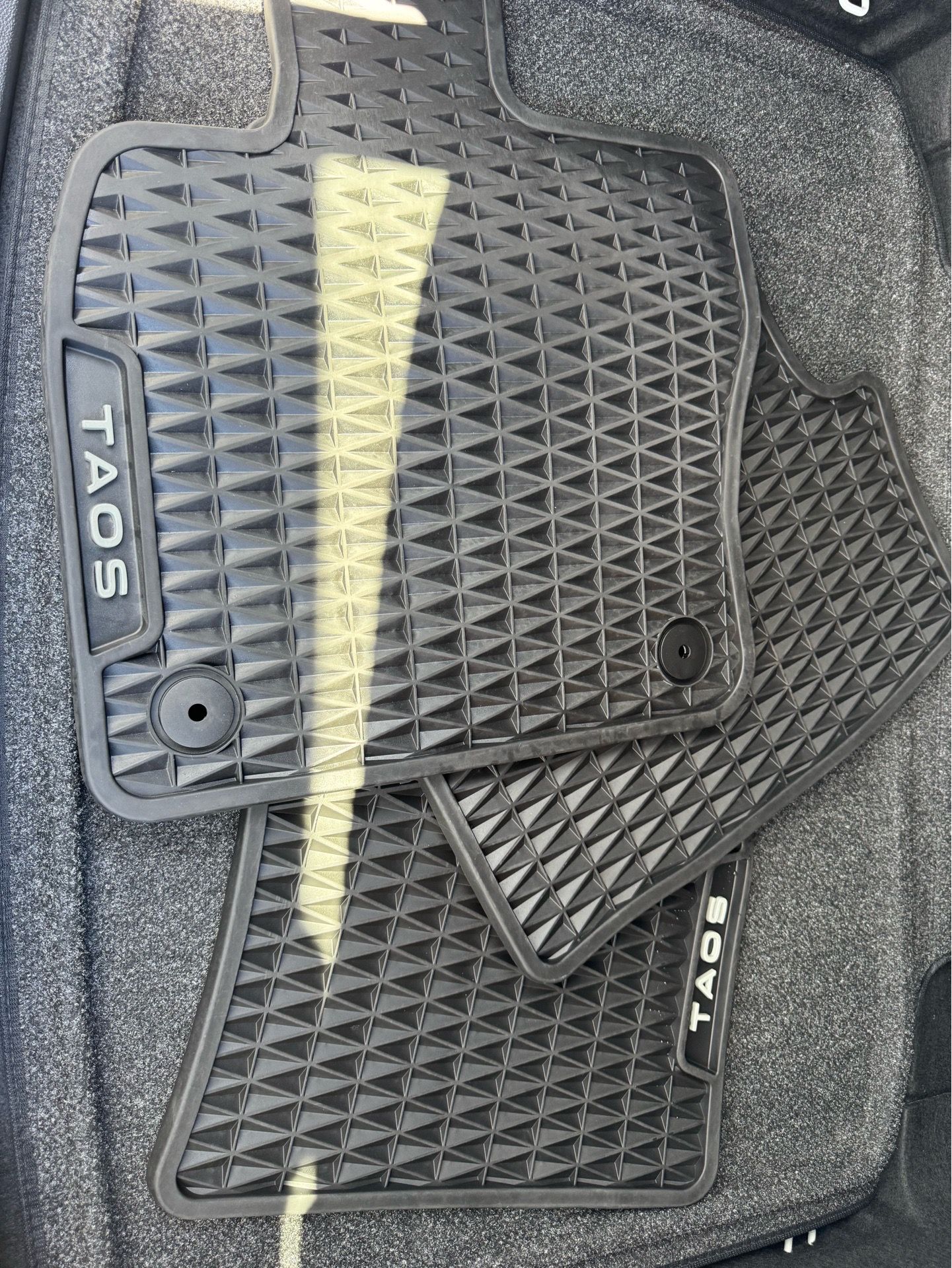 VW Taos All Weather floor mats