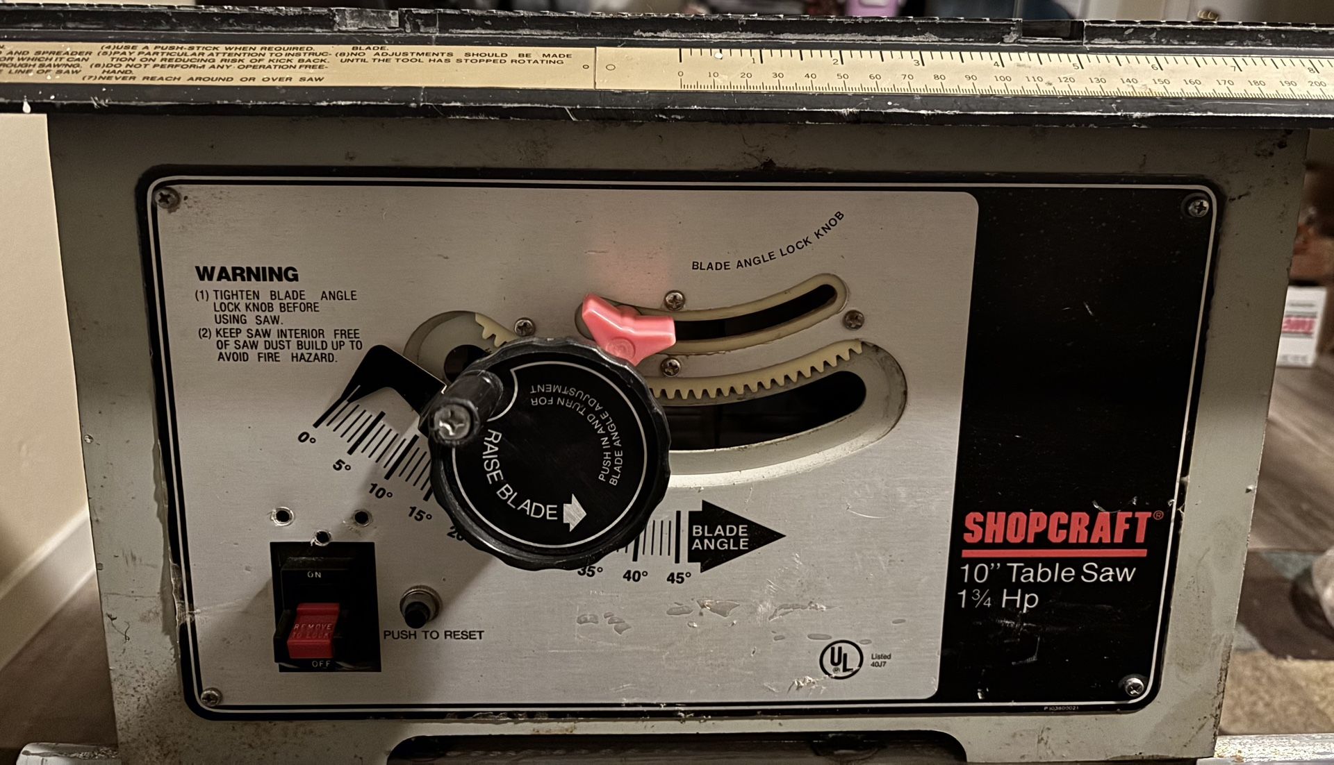 FREE - Table Saw (works), 55' Heavy TV and vintage Radio